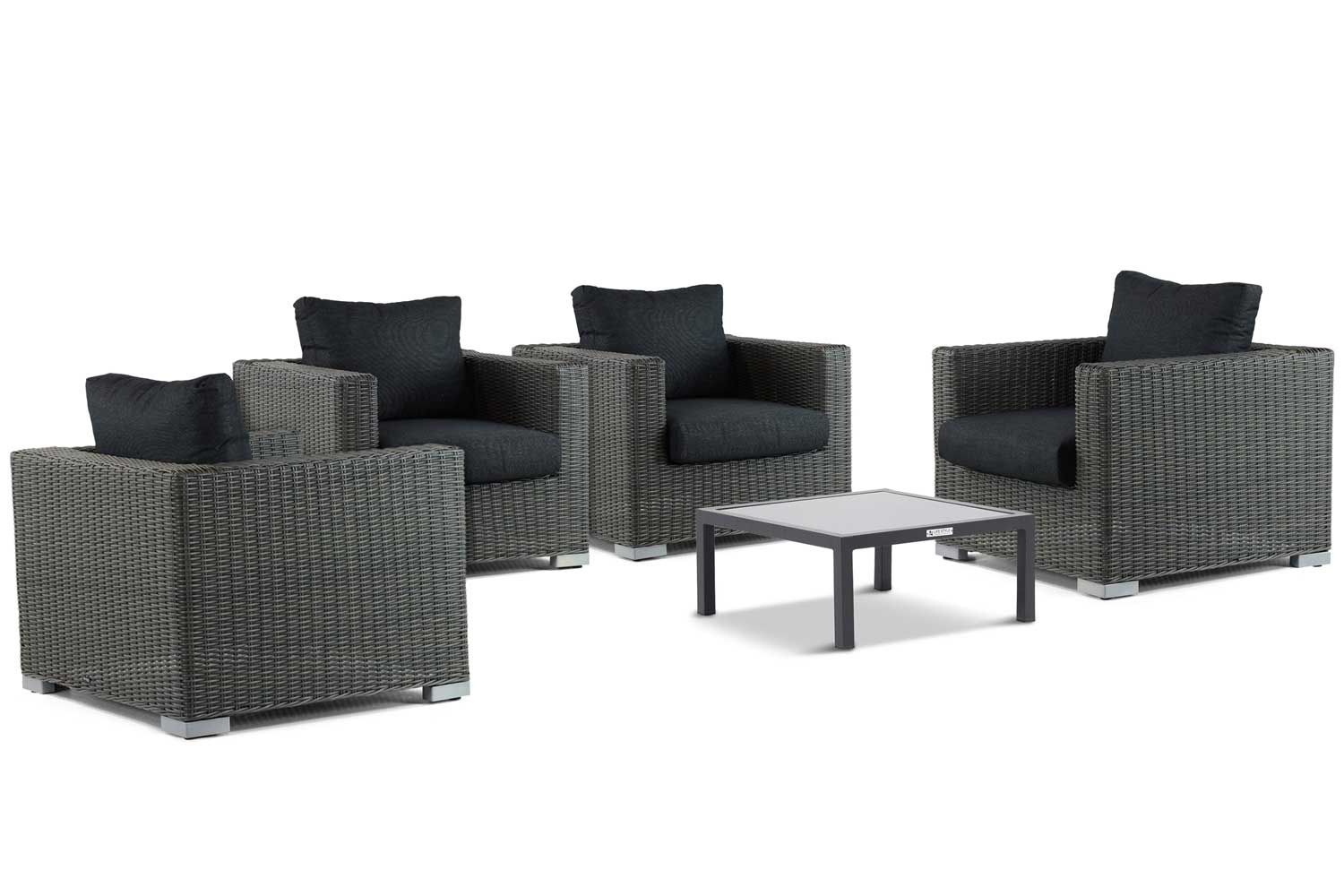 Garden Collections Toronto/Arenas stoel loungeset 5-delig thumbnail