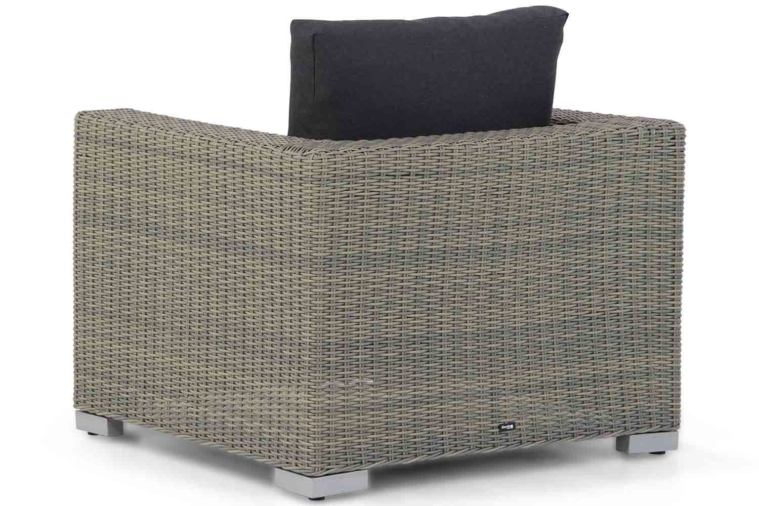 Garden Collections Toronto/Brighton 140 cm stoel-bank loungeset 6-delig