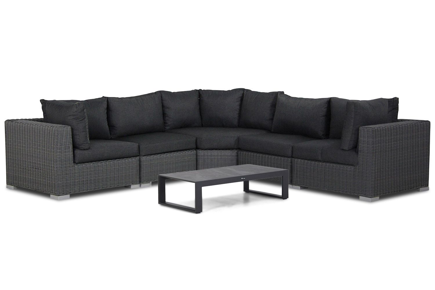 Garden Collections Toronto/Zaga 125 cm hoek loungeset 6-delig thumbnail