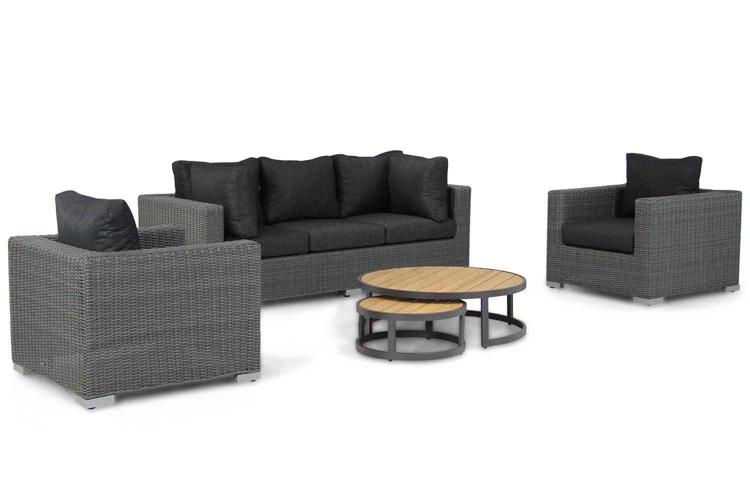 Garden Collections Toronto/Westfield stoel-bank loungeset 4-delig thumbnail