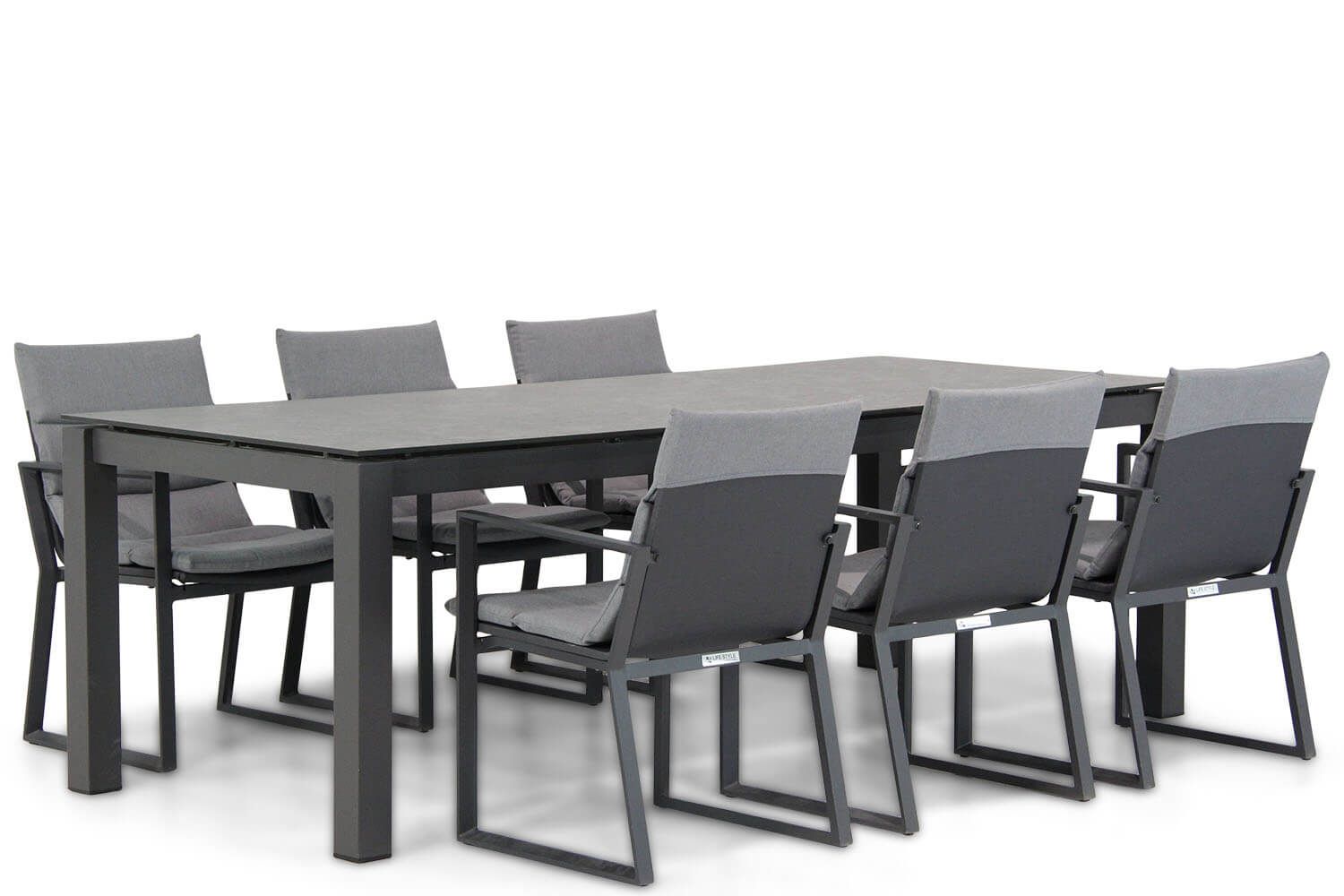 Lifestyle Treviso/Yukon 240 cm dining tuinset 7-delig thumbnail