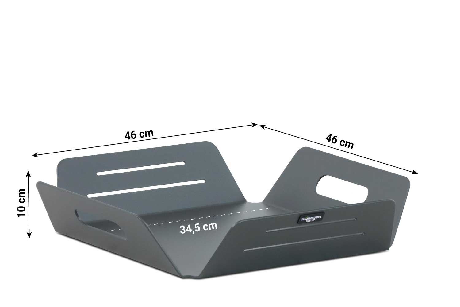 Tuinmeubelshop Milan dienblad 34,5 x 34,5 cm