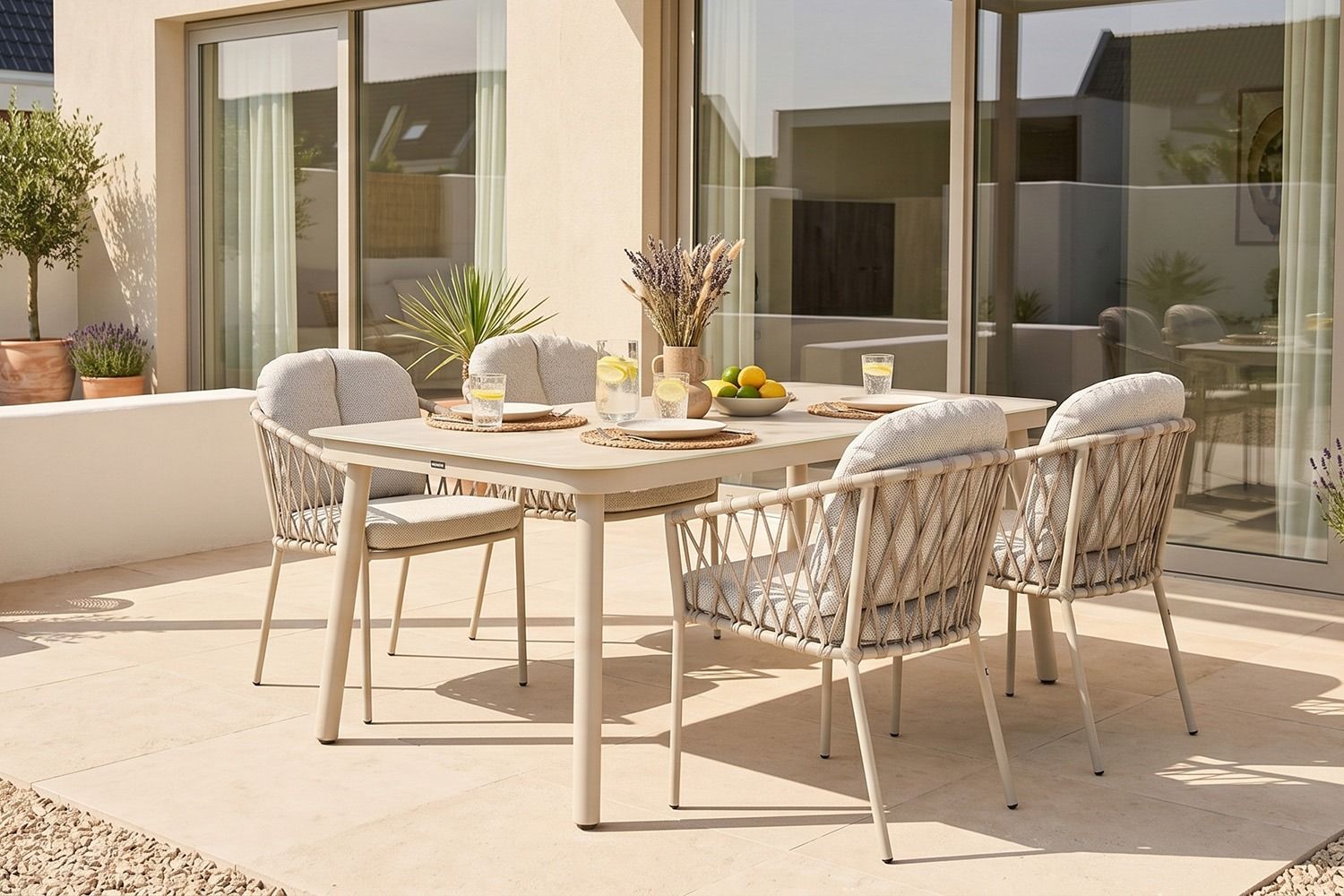 Lifestyle Morano/Tavano 160x90 cm dining tuinset 5-delig