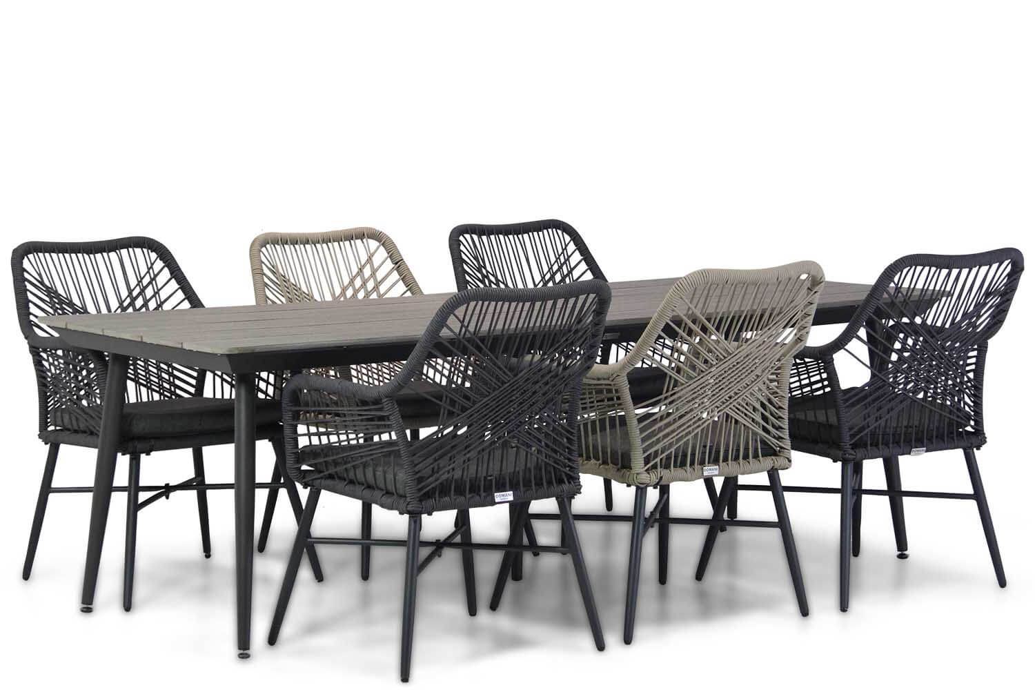 Domani Foris/Matale 240 cm dining tuinset 7-delig thumbnail