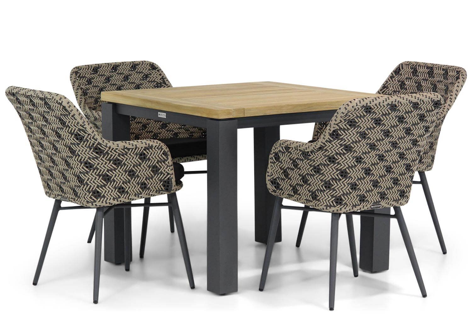 Lifestyle Crossway/Veneto 90 cm dining tuinset 5-delig thumbnail