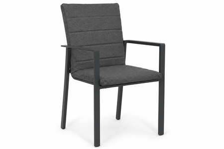 Lifestyle Timo dining tuinstoel antraciet/carbon