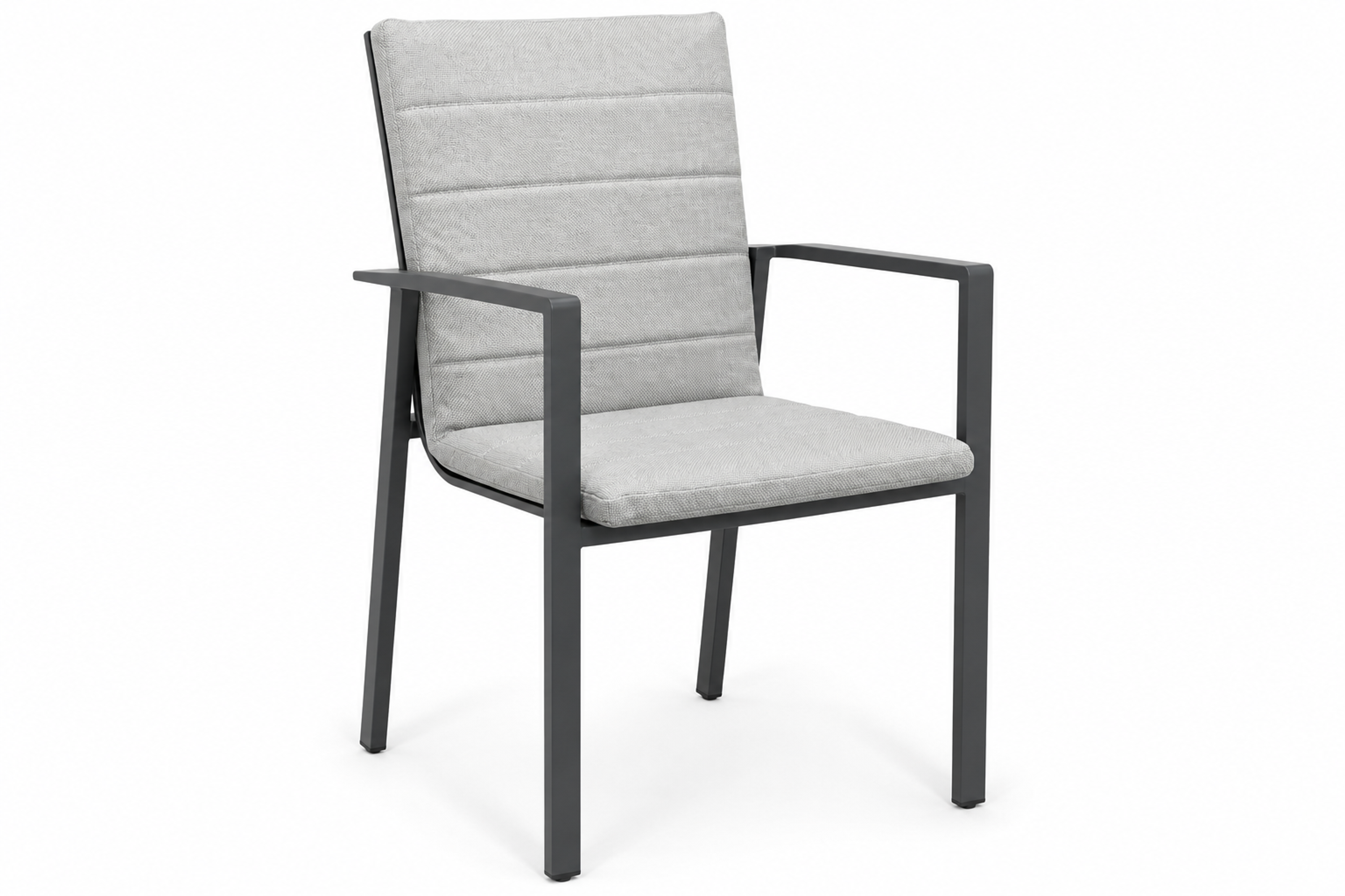 Lifestyle Timo dining tuinstoel antraciet/soft grey