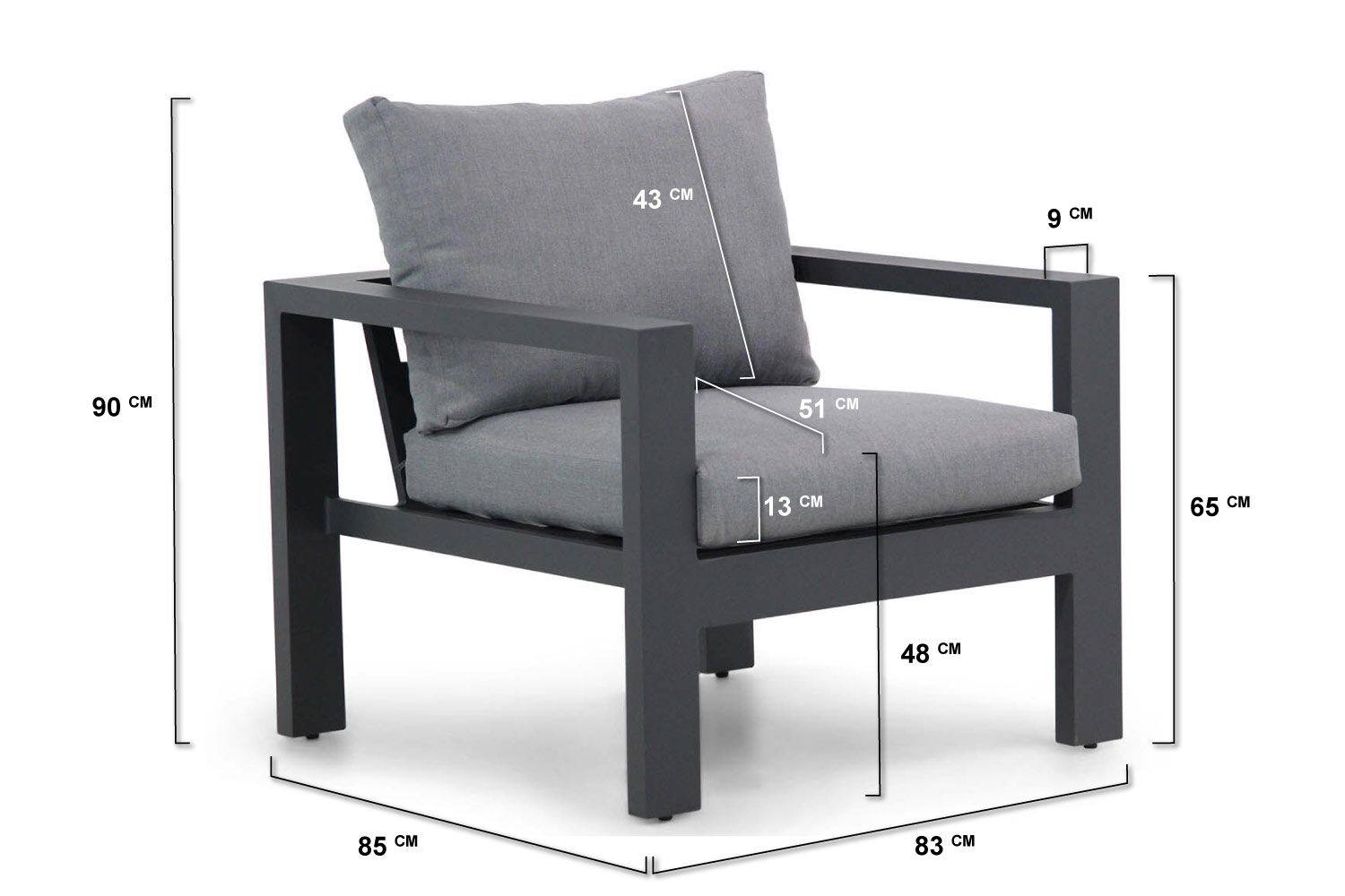 Lifestyle Manuta lounge tuinstoel