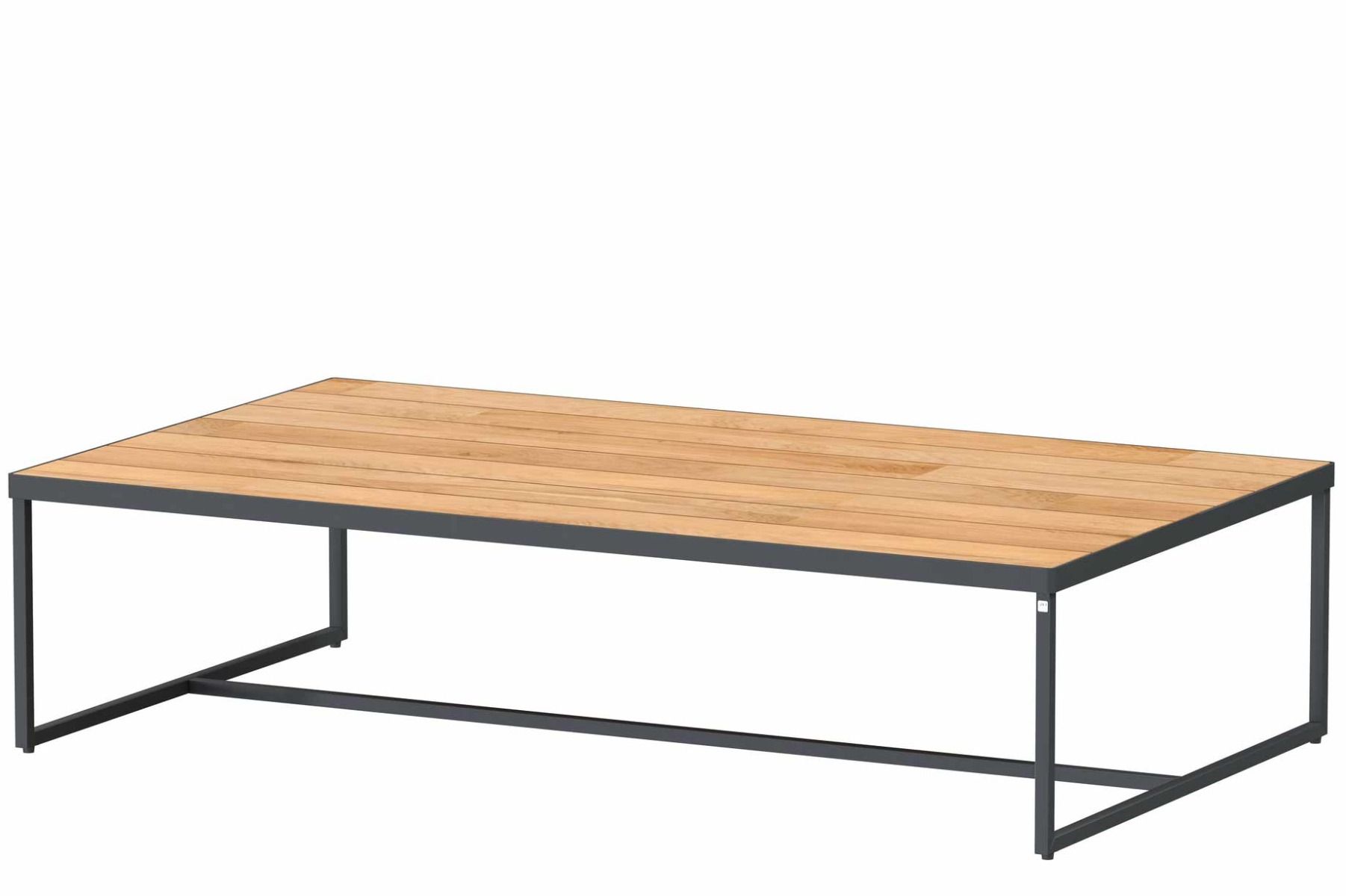 Strada CT Natural teak 120 x 70 x 30 cm. stainless legs thumbnail