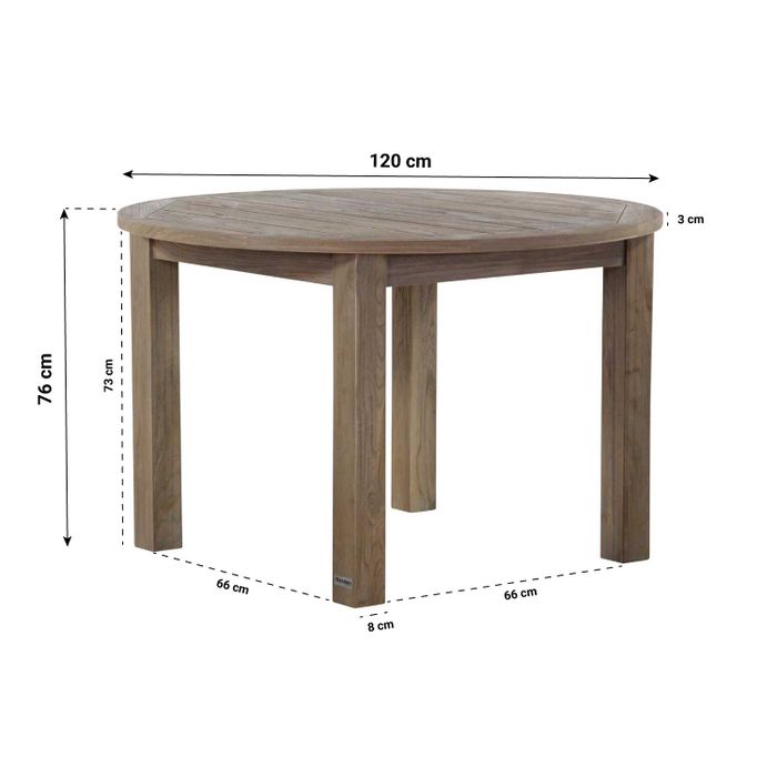Coco Barcelona/Brighton 120 cm dining tuinset 5-delig