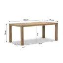 Hartman Sophie teak/Bristol 180 cm dining tuinset 5-delig thumbnail