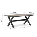 Garden Collections Oxbow/Forest 180 cm dining tuinset 5-delig thumbnail