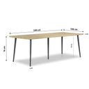 Santika Tendenza/Montana 240 cm dining tuinset 7-delig thumbnail