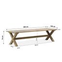 Garden Collections Bello/Oregon 300 cm dining tuinset 9-delig verstelbaar thumbnail