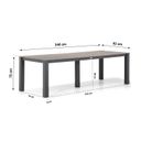 Presto Tarenta/Valley 240 cm dining tuinset 7-delig thumbnail