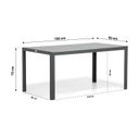 Santika Zaga/Varano 160 cm dining tuinset 5-delig thumbnail