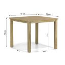De Laan Granada/Weston 90 cm dining tuinset 5-delig thumbnail