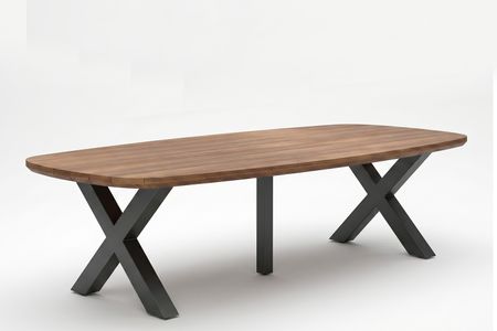 Lifestyle Falcon/Cardiff dining tuintafel 300 x 100 cm antracite