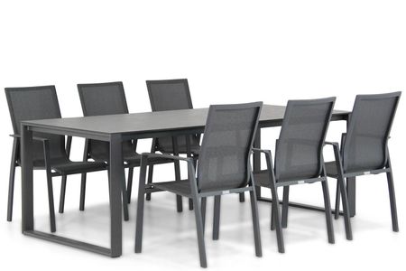 Lifestyle Ultimate/Zaga 220 cm dining tuinset 7-delig