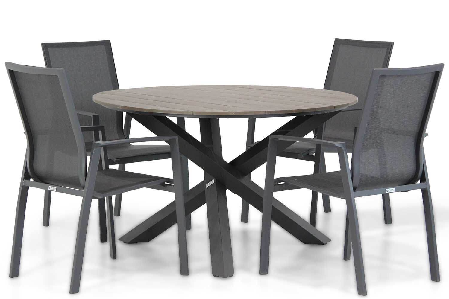 Lifestyle Ultimate/Ancona 125 cm dining tuinset 5-delig thumbnail