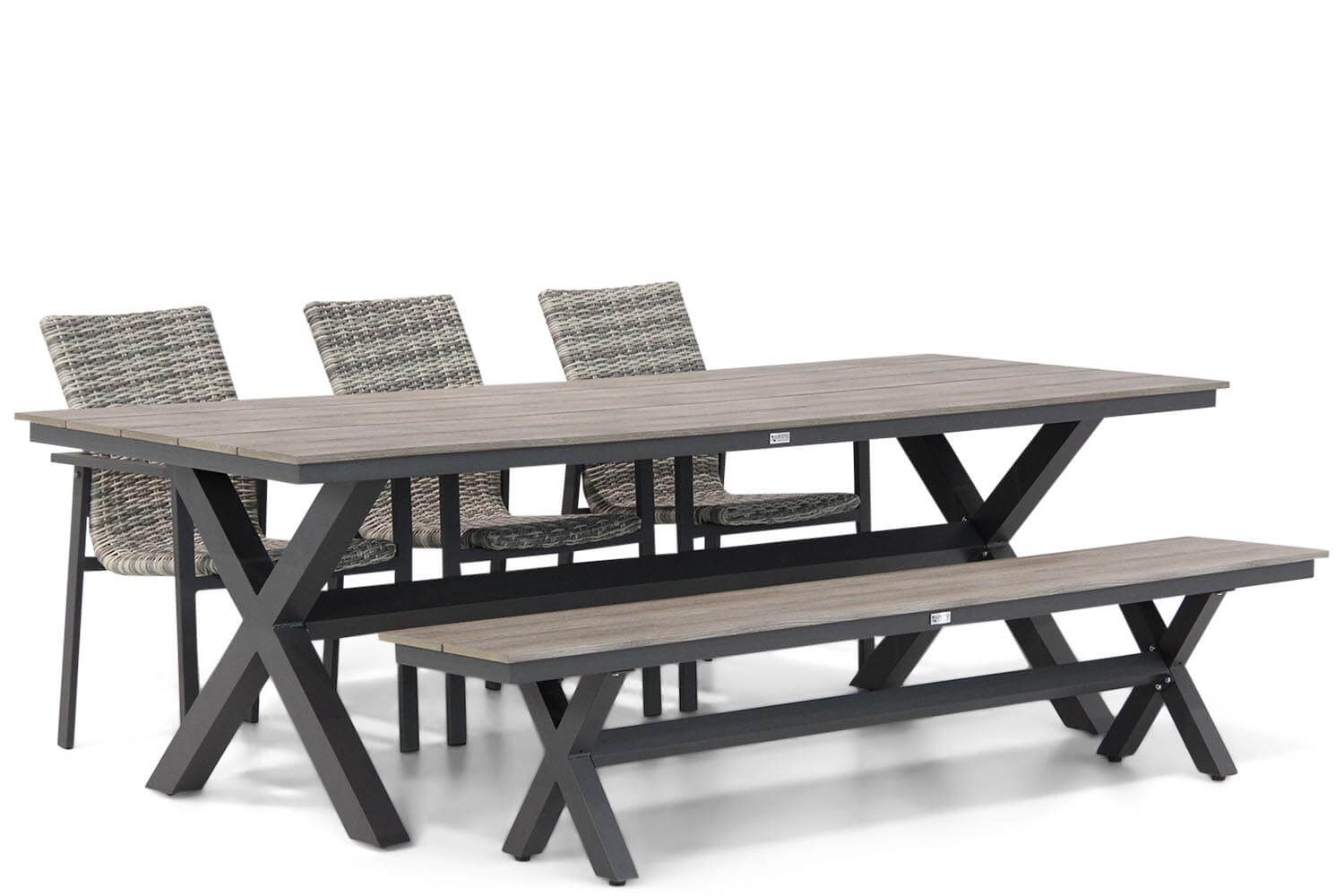 Lifestyle Upton/Forest 240 cm dining tuinset 5-delig thumbnail