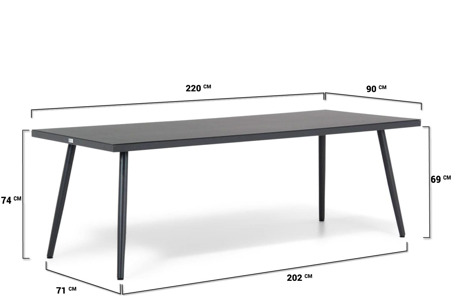 Coco Leonardo/Valencia 220 cm dining tuinset 7-delig thumbnail