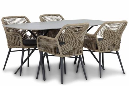 Lifestyle Advance/Valerio 180 cm dining tuinset 5-delig