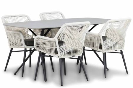 Lifestyle Advance/Valerio 180 cm dining tuinset 5-delig