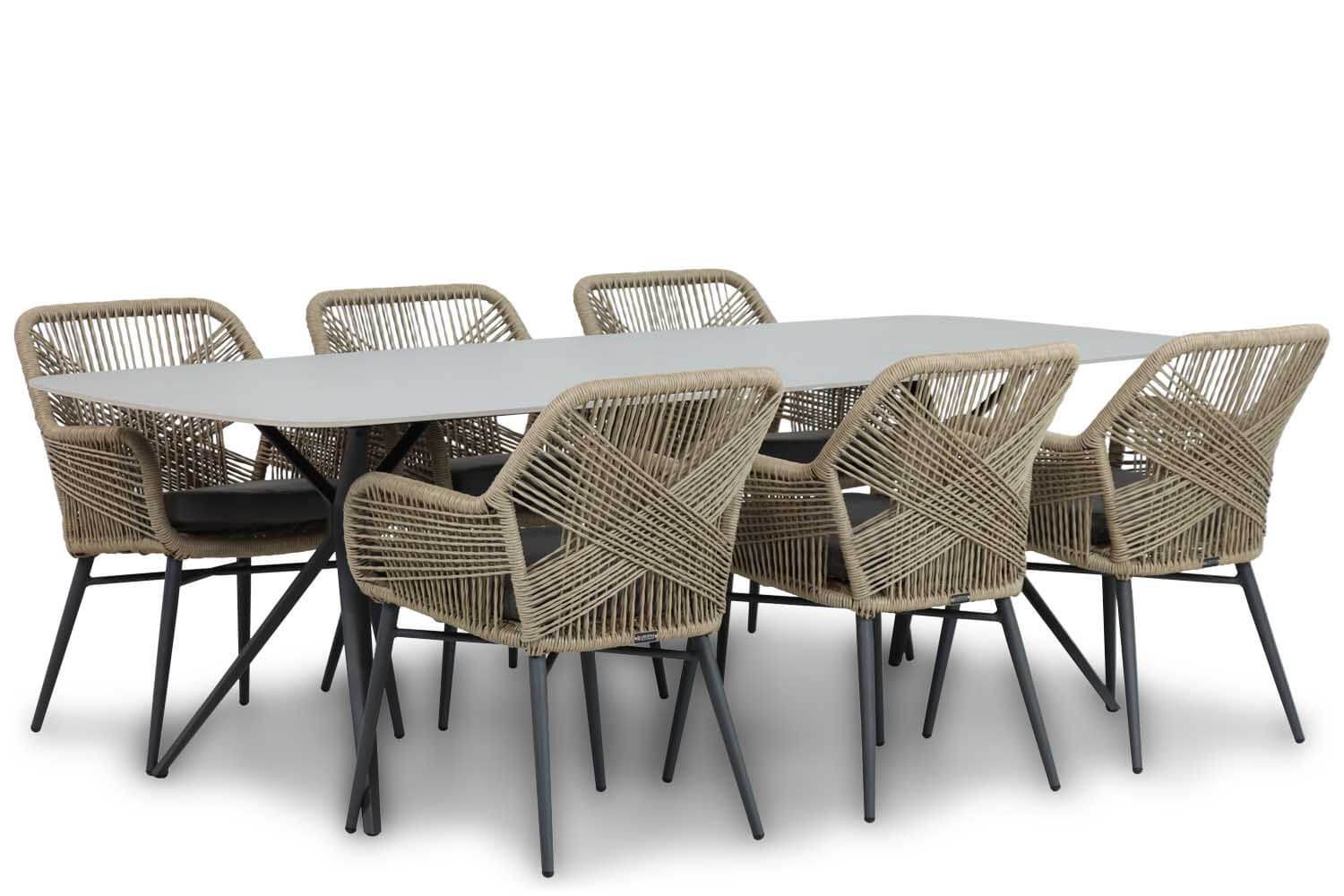 Lifestyle Advance/Valerio 240 cm dining tuinset 7-delig thumbnail