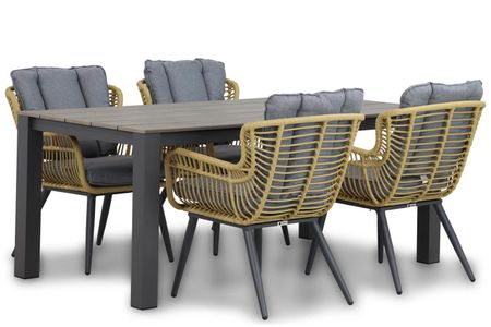 Coco Azzano/Valley 180 cm dining tuinset 5-delig