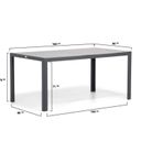 Santika Zaga/Varano 160 cm dining tuinset 5-delig thumbnail