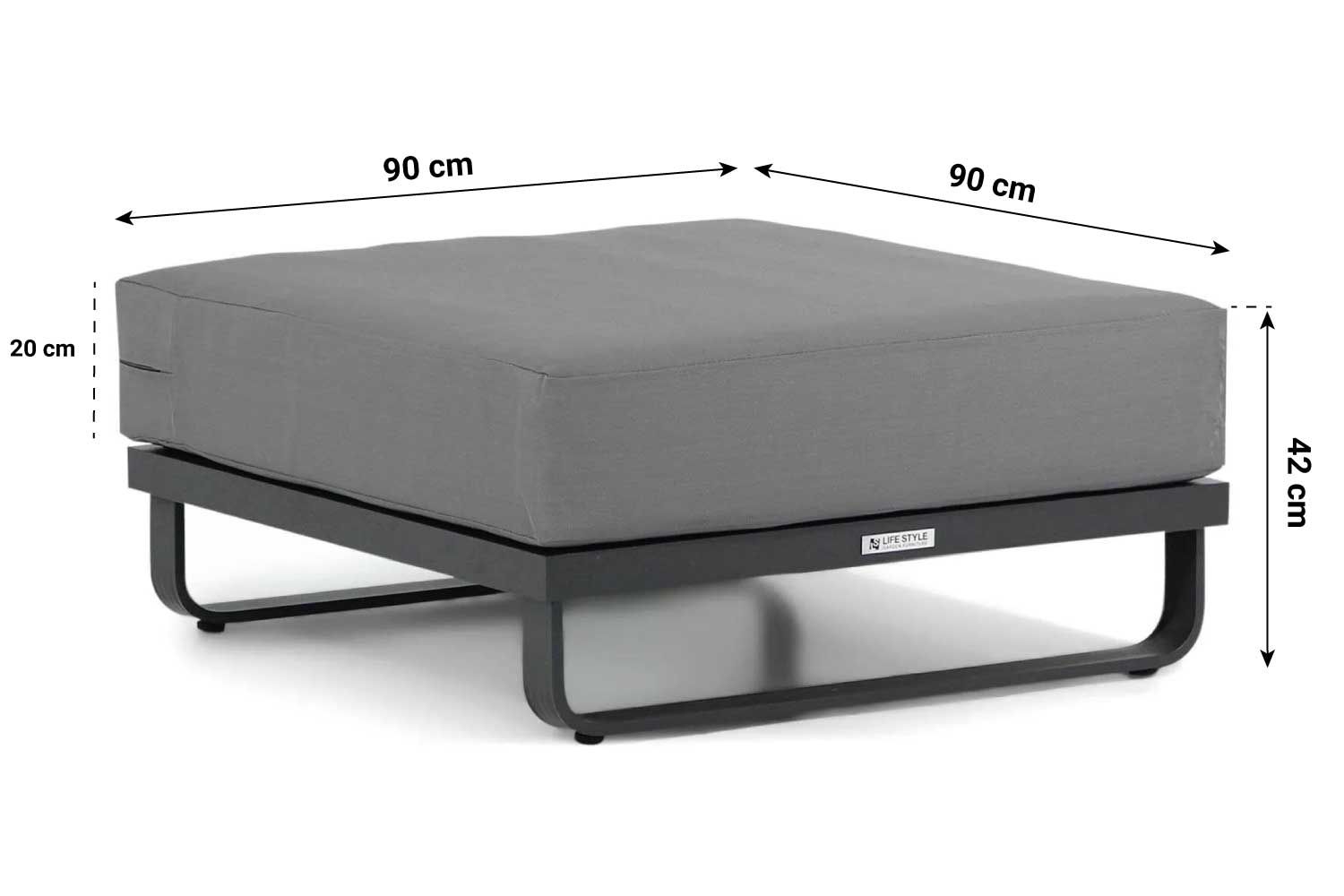 Lifestyle Venezia chaise longue loungeset 3-delig