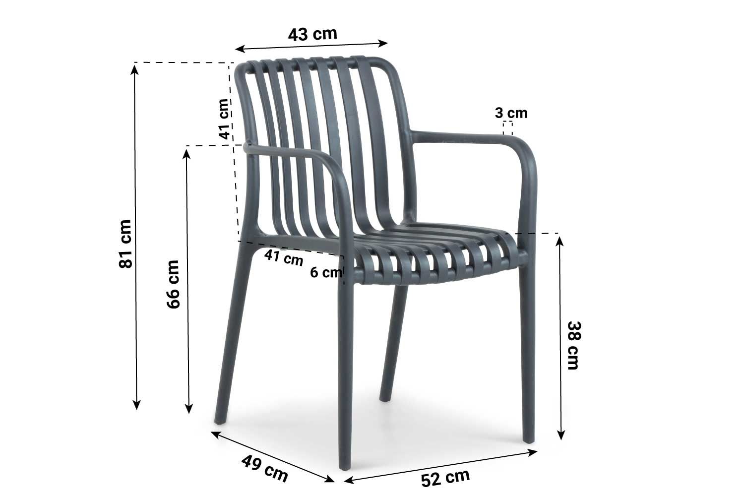 Domani Vento/Weston 90 cm dining tuinset 5-delig thumbnail