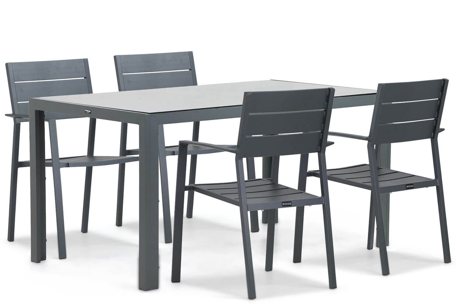 Lifestyle Stella/Venustas 150 cm dining tuinset 5-delig thumbnail