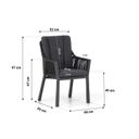 Lifestyle Verona/Orino 130 cm dining tuinset 5-delig thumbnail