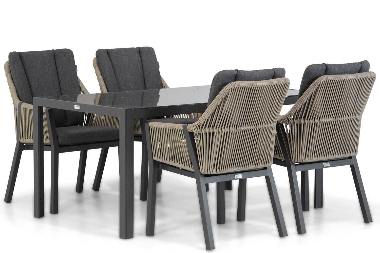 Lifestyle Verona/Mondello 160 cm dining tuinset 5-delig thumbnail
