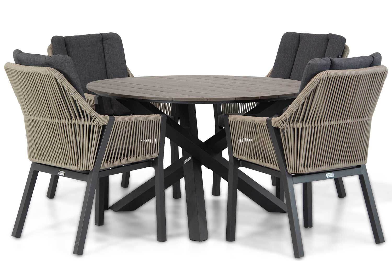 Lifestyle Verona/Ancona 125 cm dining tuinset 5-delig thumbnail