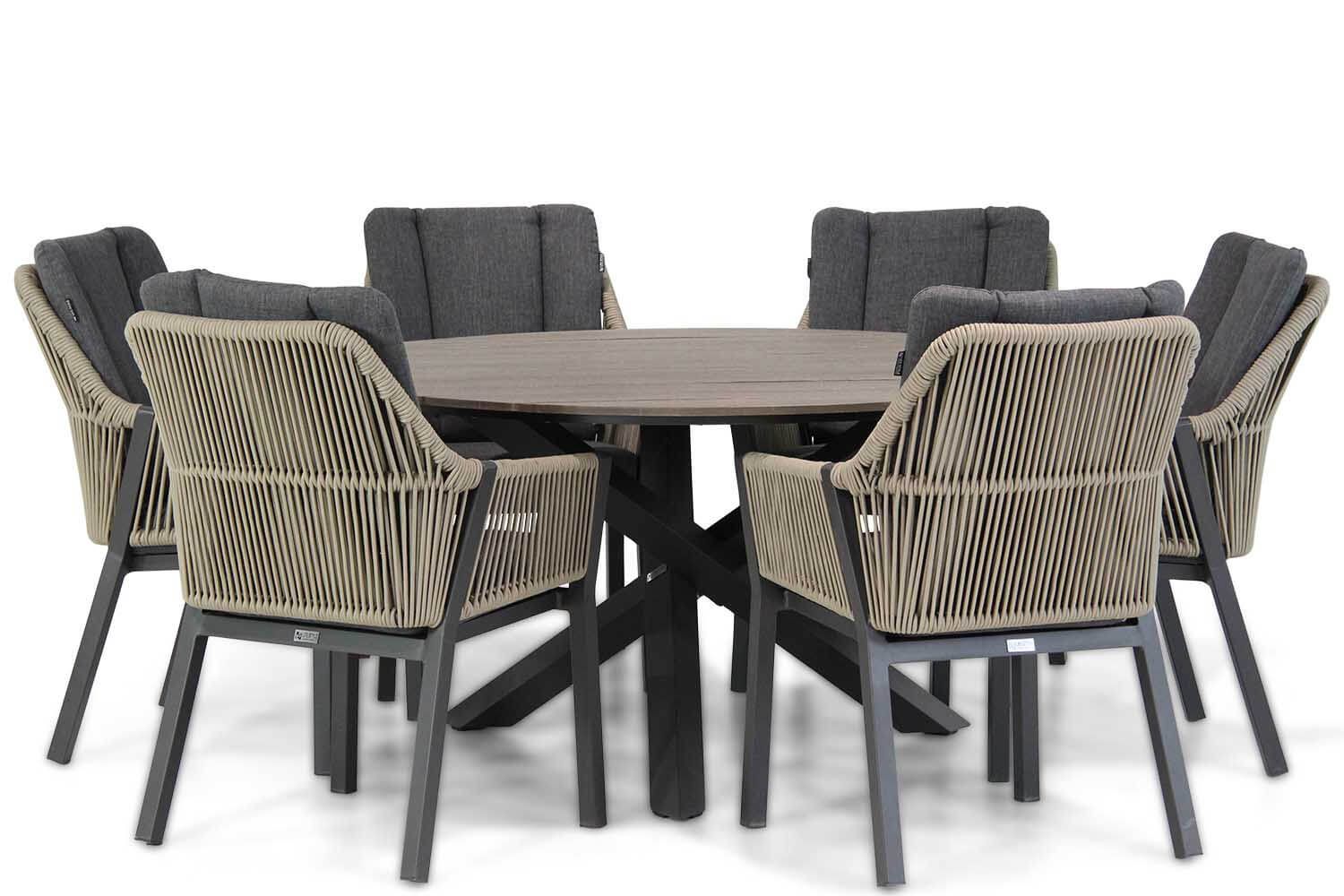 Lifestyle Verona/Ancona 150 cm dining tuinset 7-delig thumbnail