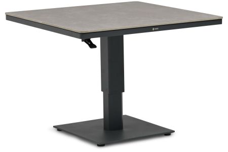 Coco Tivano in hoogte verstelbare tuintafel 90 x 90 cm