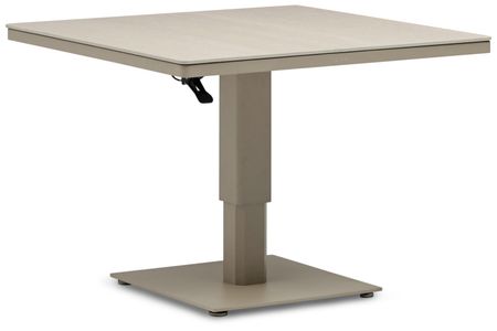 Coco Tivano in hoogte verstelbare tuintafel 90 x 90 cm