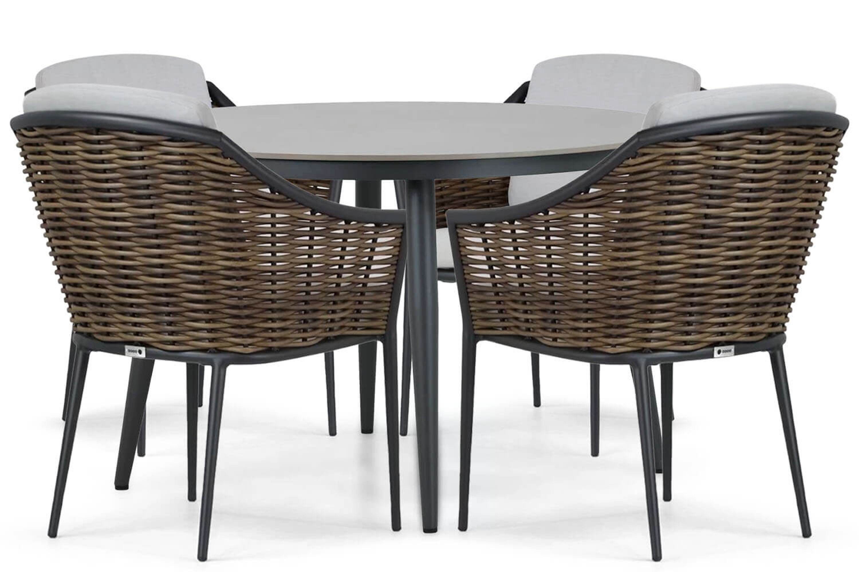 Coco Olivine/Vienna 120 cm dining tuinset 5-delig