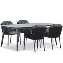 Santika Novita/Vienna 180 cm dining tuinset 5-delig thumbnail