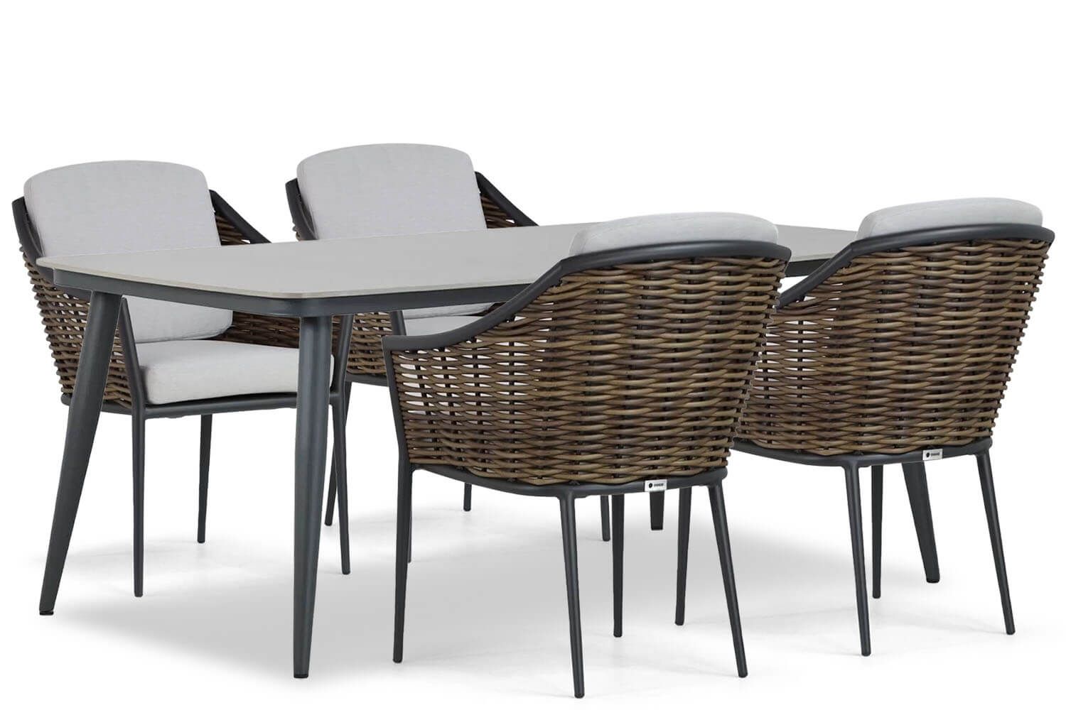 Coco Olivine/Vienna 180 cm dining tuinset 5-delig thumbnail