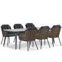Santika Fasano/Vienna 240 cm dining tuinset 7-delig thumbnail