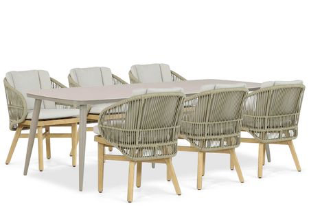 Coco Almeria/Vienna 240 cm dining tuinset 7-delig