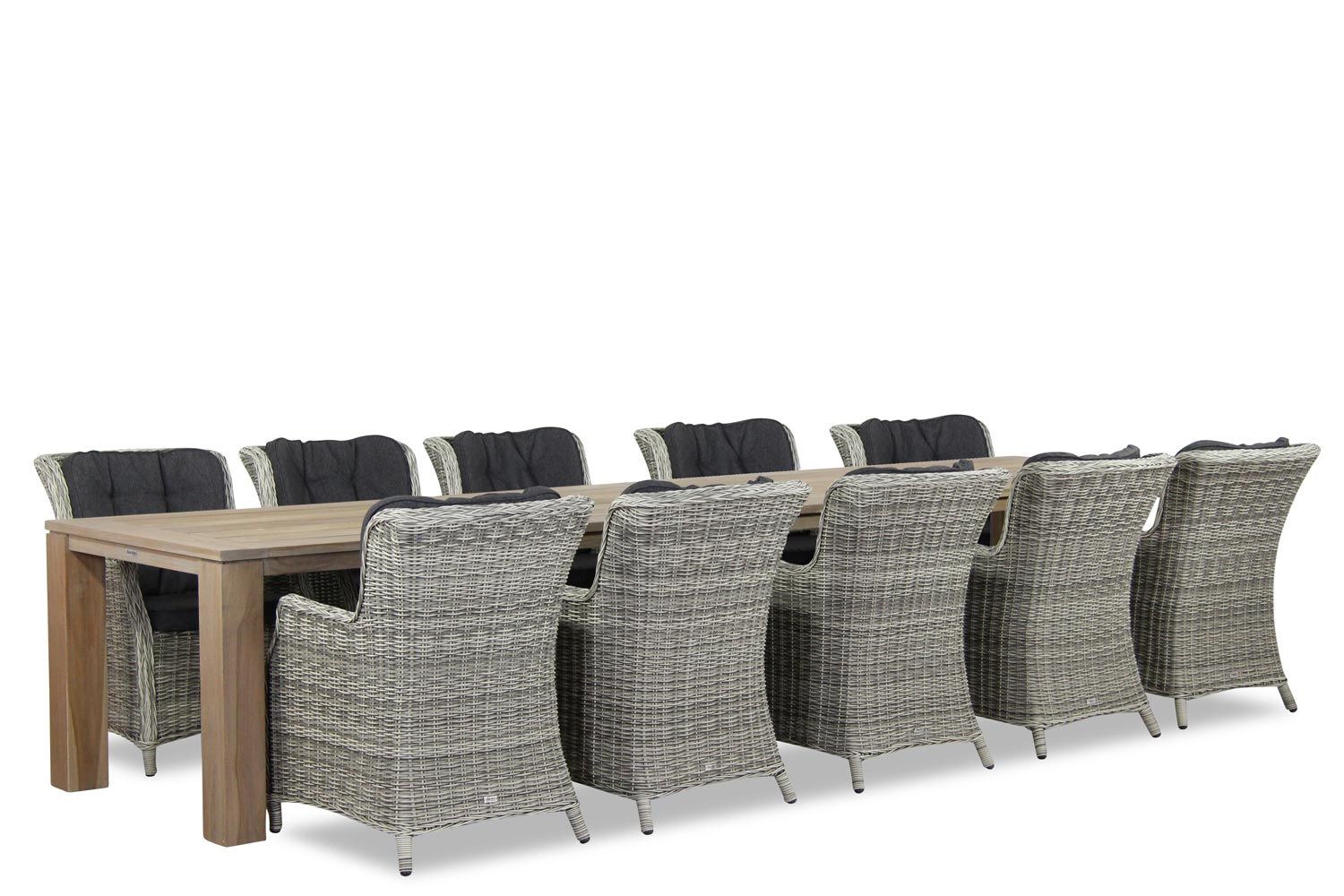 Garden Collections Vita/Brighton 400 cm dining tuinset 11-delig thumbnail