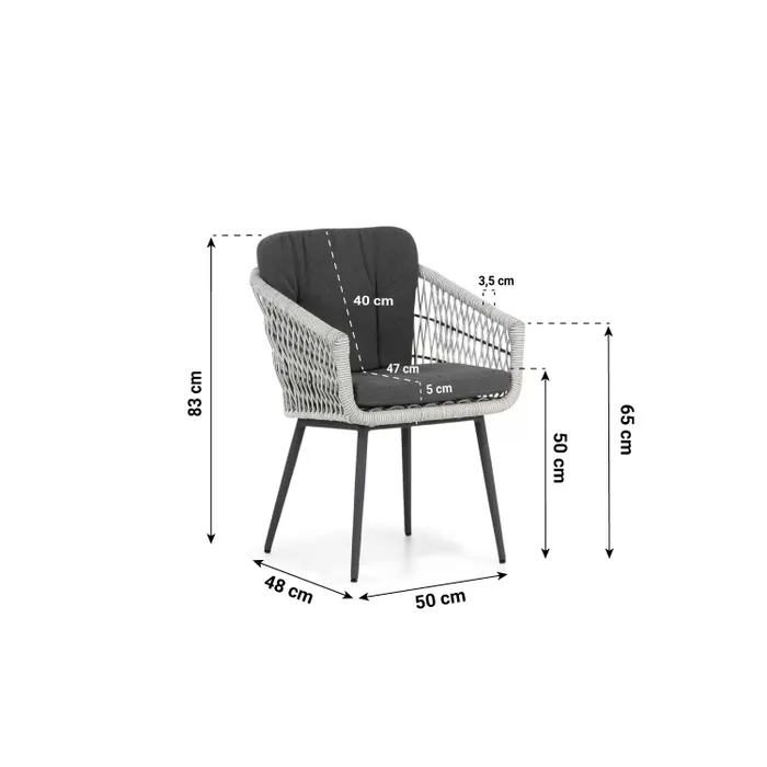 Lifestyle Western/San Francisco 300 cm dining tuinset 9-delig