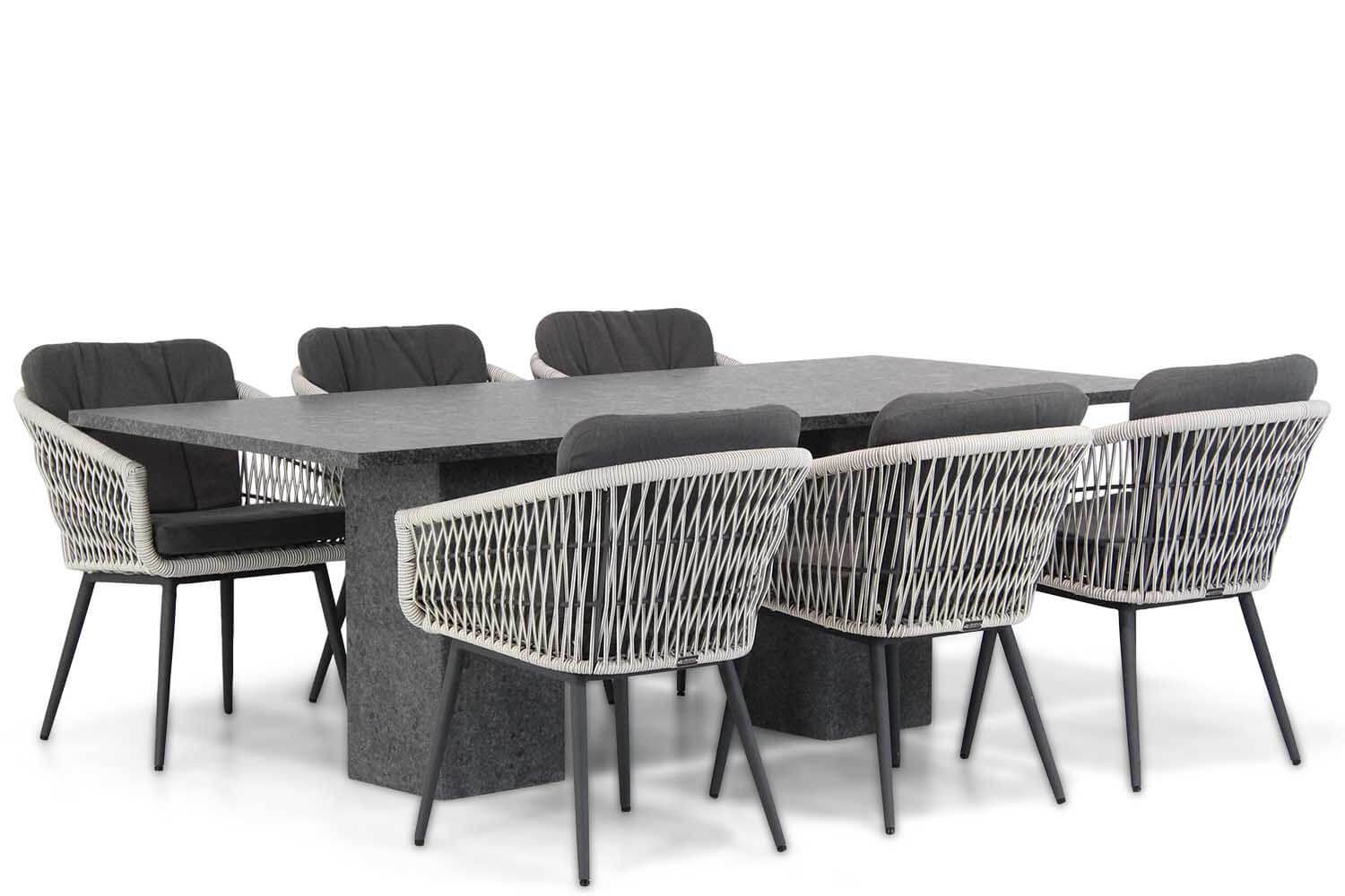 Lifestyle Western/Graniet 220 cm dining tuinset 7-delig thumbnail