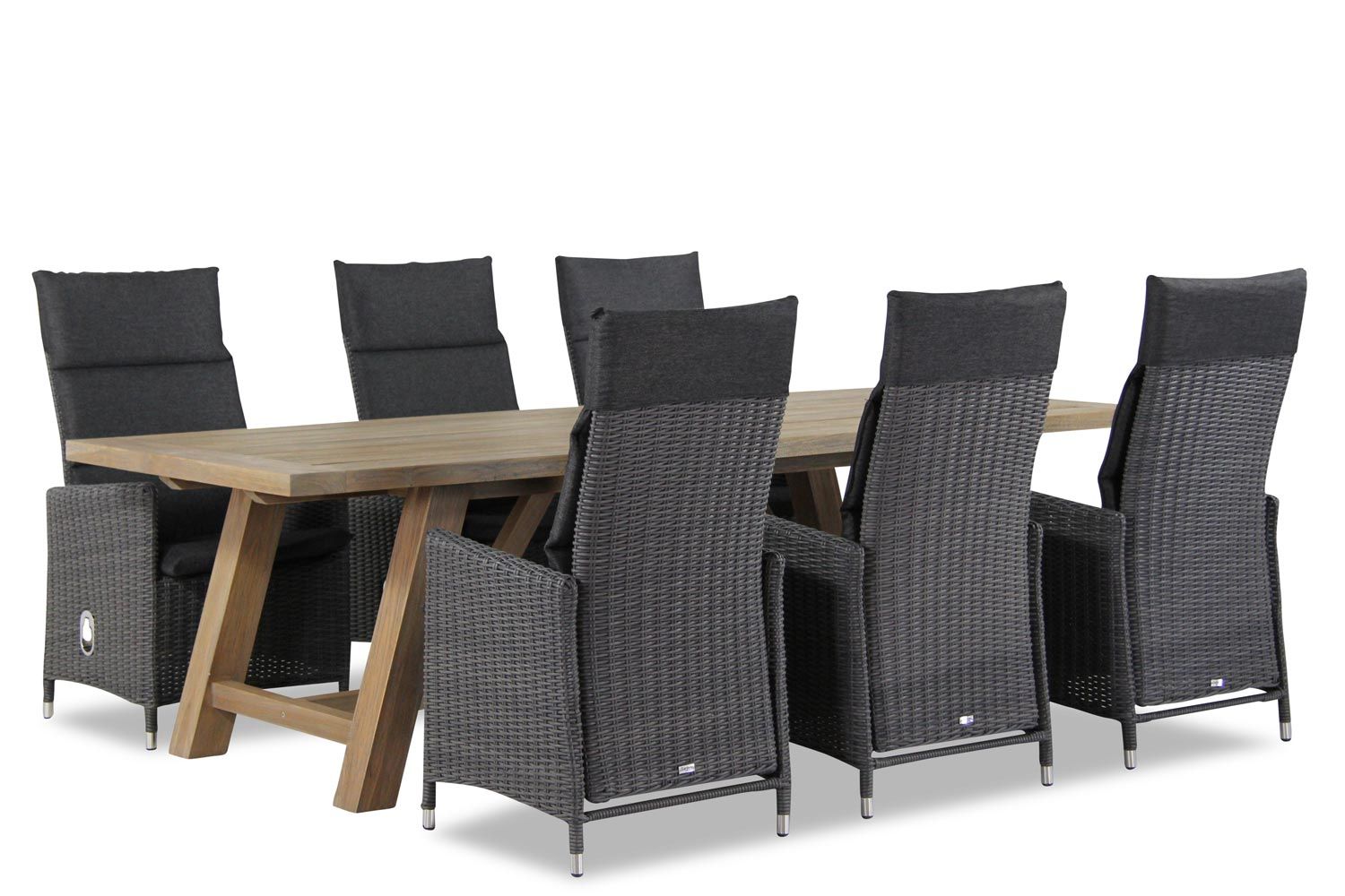 Garden Collections Madera/Lazio 260 cm dining tuinset 7-delig thumbnail