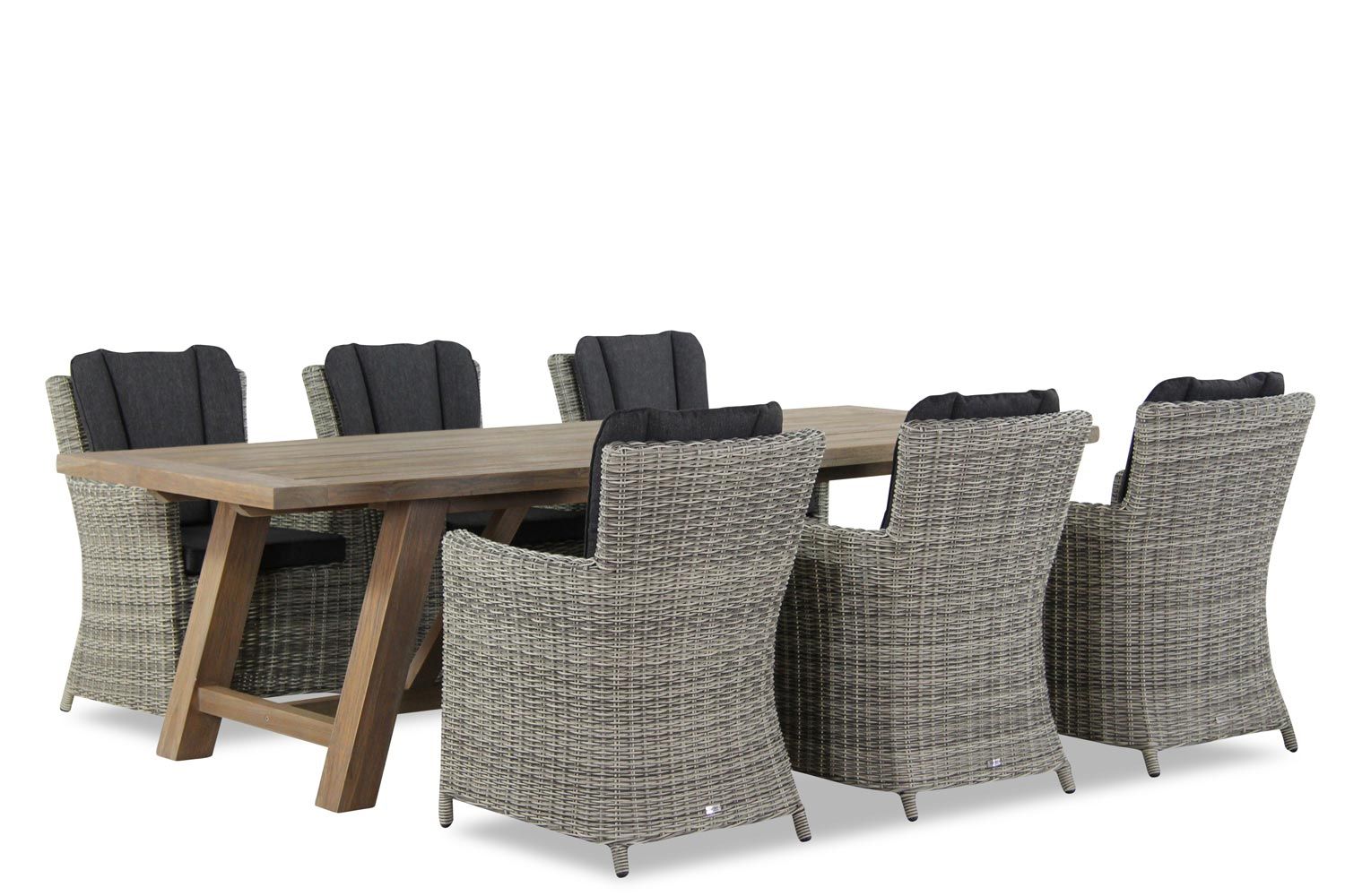 Garden Collections Venerdi/Lazio 260 cm dining tuinset 7-delig thumbnail